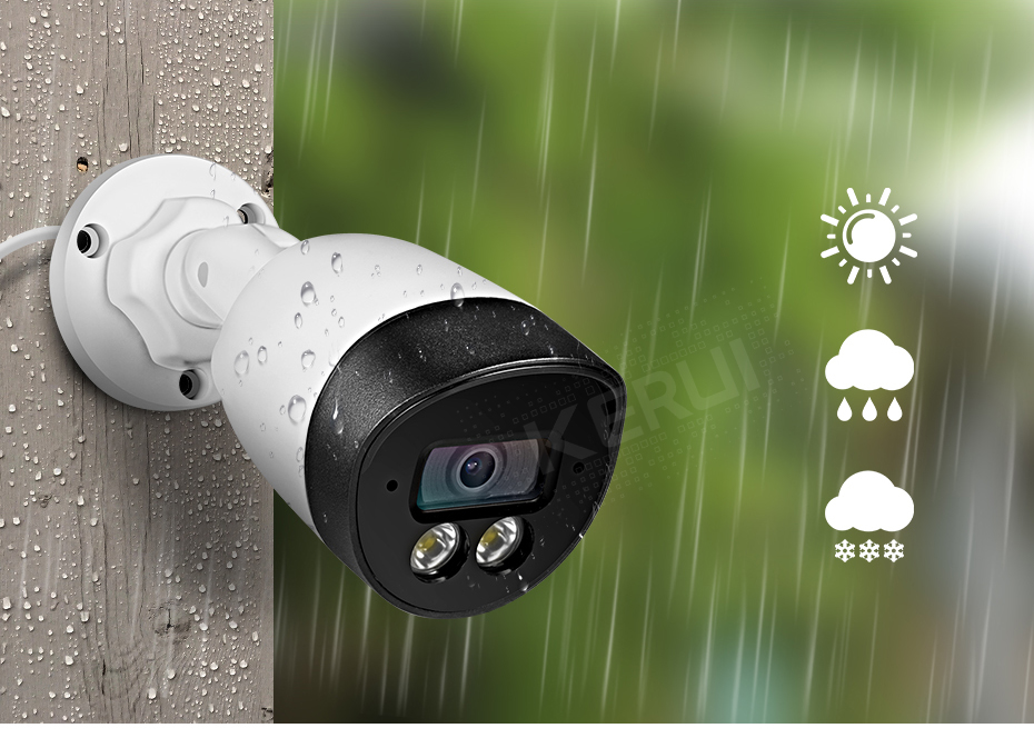 KERUI H.265 8Channel 5MP CCTV Camera System Kit NVR POE IR-CUT Waterproof Camera Video