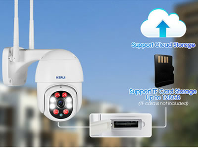 KERUI C45 1080P IP Camera Outdoor WiFi PTZ CCTV Security Wireless Smart Home IR Camere