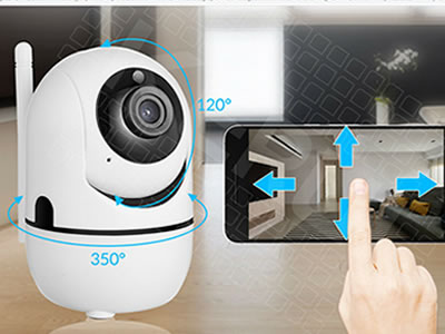 5 units KERUI WIFI IP Security Camera Wireless Waterproof 1080P Smart PTZ Indoor Cam
