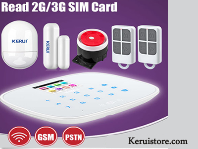 KERUI W193 2G/3G WiFi PSTN Wireless Home Intruder Alarm System