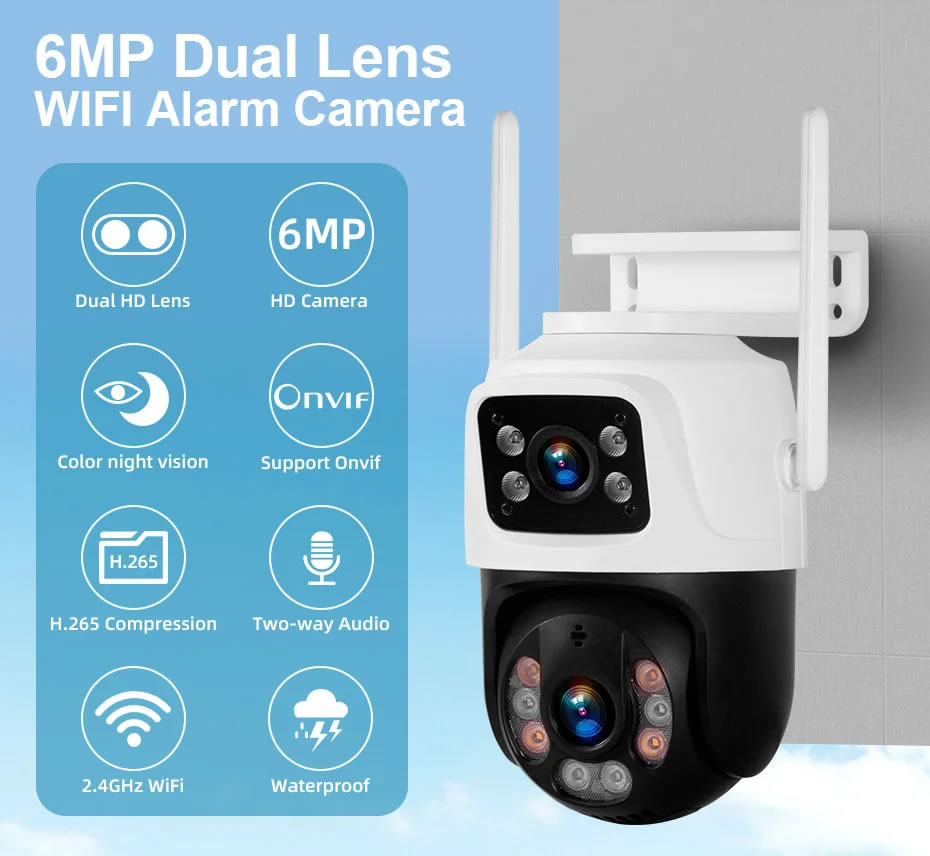 KERUI P6 6MP CCTV PTZ Home Security Camera