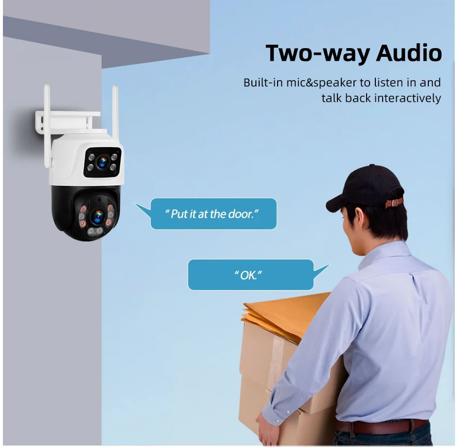 KERUI P6 6MP CCTV PTZ Home Security Camera