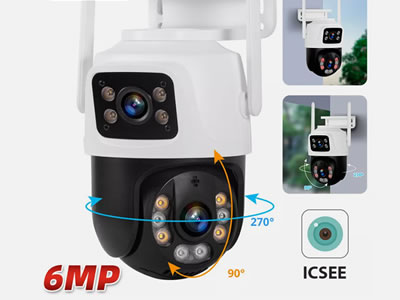 KERUI P6 6MP CCTV PTZ Home Security Camera