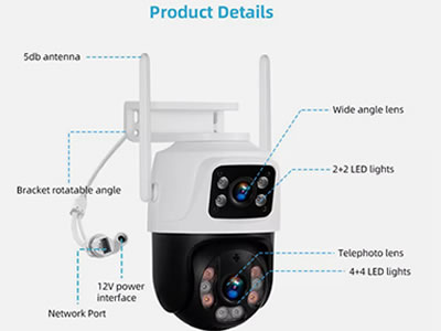 KERUI P6 6MP CCTV PTZ Home Security Camera